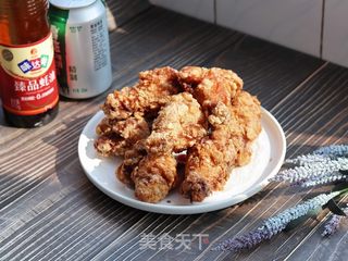酥炸翅根的做法步骤:9