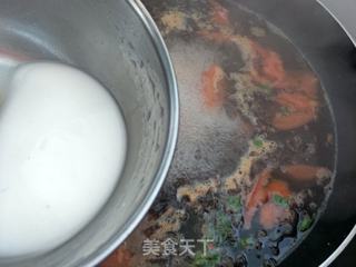 “ 快手汤 ”番茄紫菜蛋花汤的做法步骤:7