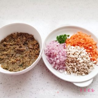 牛肉水煎包的做法步骤:7