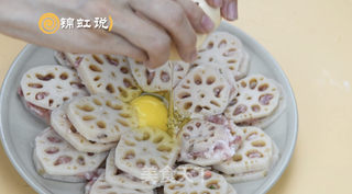 莲藕蒸肉的做法步骤:7