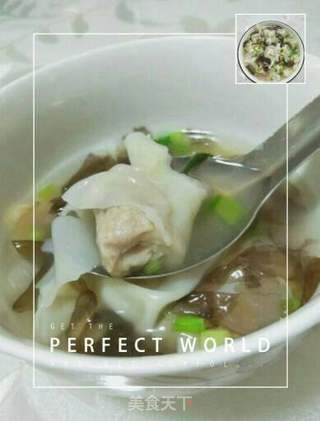 瑶柱猪肉馄饨的做法步骤:6
