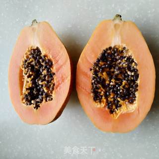 木瓜撞奶的做法步骤:2