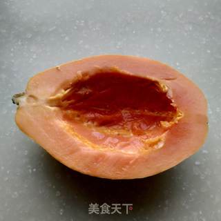 木瓜撞奶的做法步骤:3