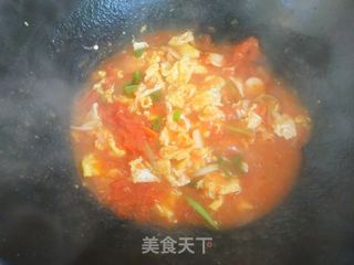 西红柿鸡蛋打卤面的做法步骤:10