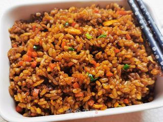 猪油酱油炒饭的做法步骤:4
