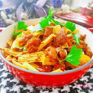腐竹烧牛腩的做法步骤:15