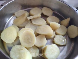 红薯糯米滋的做法步骤:3