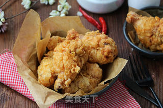 炸鸡翅根的做法步骤:17