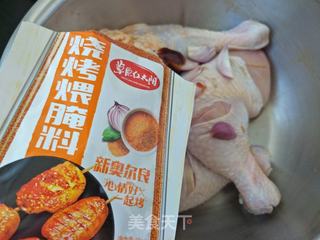 奥尔良烤鸡腿的做法步骤:6