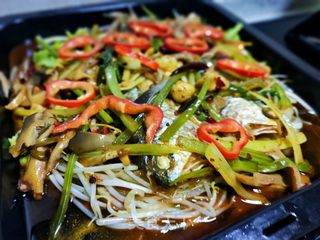 香辣烤鱼的做法步骤:26