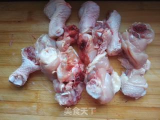 香菇炖鸡腿的做法步骤:4
