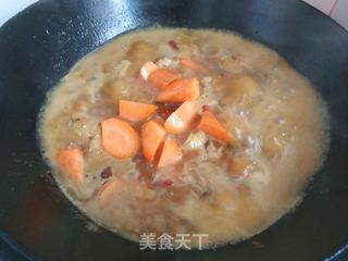 香菇炖鸡腿的做法步骤:13