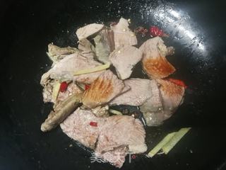 芹菜洋葱炒羊腿肉的做法步骤:6