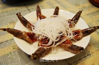 蒜蓉粉丝虾的做法步骤:8