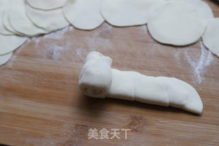 玫瑰花煎饺的做法步骤:8