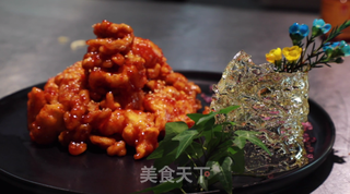 桃仁糖醋虾球的做法步骤:10