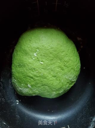 菠菜馒头的做法步骤:8
