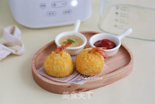 黄金芝士虾球的做法步骤:11