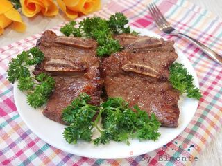 香煎牛仔骨的做法步骤:5