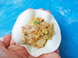 酸菜猪肉馅水饺的做法步骤:7