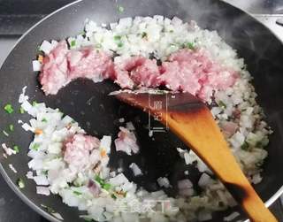 糯米炒饭青团的做法步骤:3