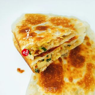 酸菜猪肉馅盒子!的做法步骤:13