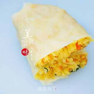 土豆丝卷饼的做法步骤:20