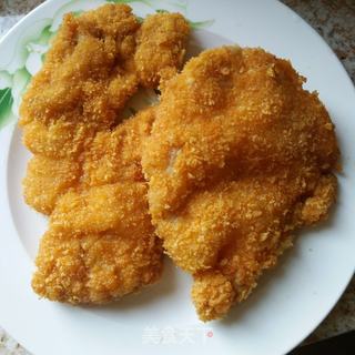 香酥鸡排的做法步骤:13