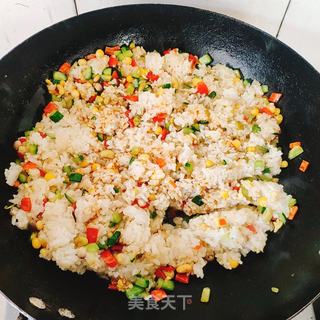 菠萝饭的做法步骤:6
