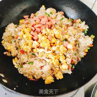 菠萝饭的做法步骤:7