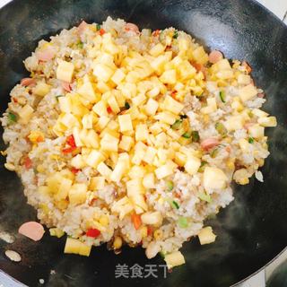 菠萝饭的做法步骤:8