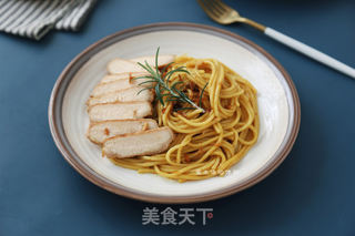 鸡排咖喱意面的做法步骤:10