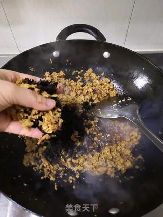 梅干菜酱肉全麦包的做法步骤:16