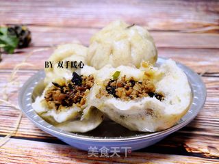 梅干菜酱肉全麦包的做法步骤:23