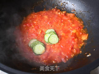 番茄鸡丁汤的做法步骤：7
