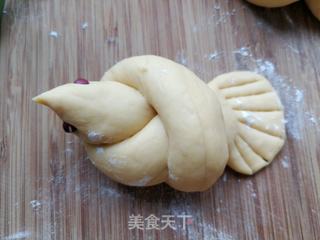 红薯小鸟馒头的做法步骤:7