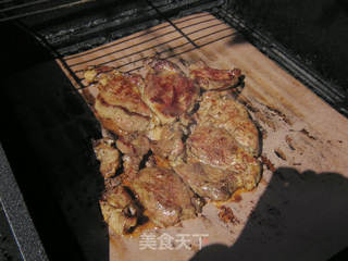 Charcoal Grill 木炭烧烤T骨猪排的做法步骤:4
