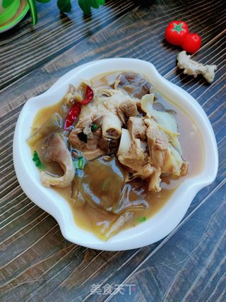 大骨汤炖蘑菇的做法步骤:15