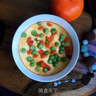 青豆枸杞蒸蛋的做法步骤：10