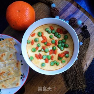 青豆枸杞蒸蛋的做法步骤：12