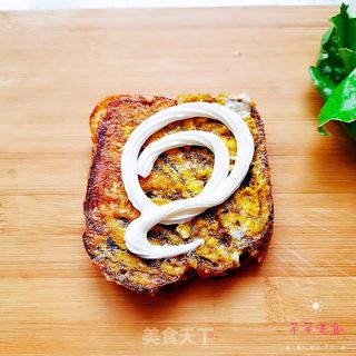 三明治的做法步骤:10