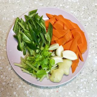 酱爆鸭心的做法步骤:3