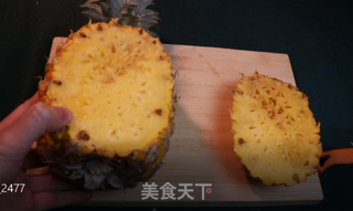 菠萝饭的做法步骤:3