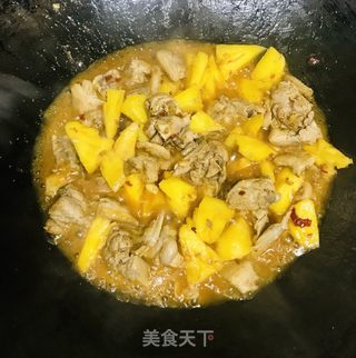 菠萝鸭的做法步骤：7