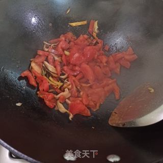 西红柿疙瘩汤的做法步骤:6