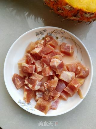 菠萝鸡丁的做法步骤:4