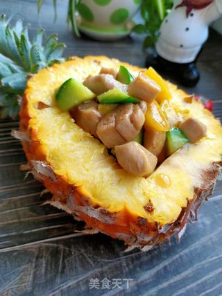 菠萝鸡丁的做法步骤:22