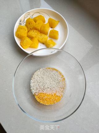 菠萝粥的做法步骤:2