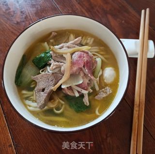 江南三鲜小煮面的做法步骤:8