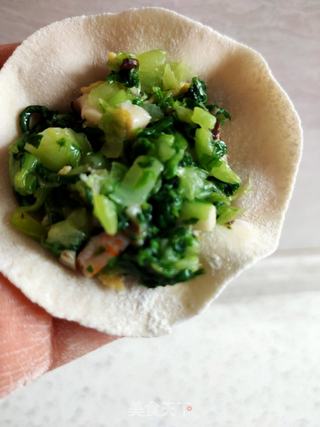 香菇小白菜水饺的做法步骤:14